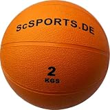  : 2 KG Medizinball GYMNASTIKBALL ORANGE