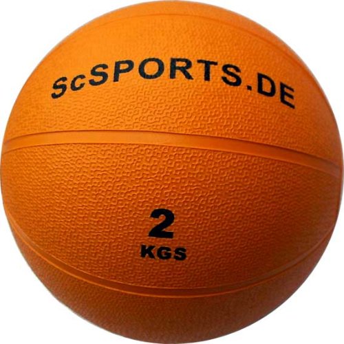 2 KG Medizinball GYMNASTIKBALL ORANGE