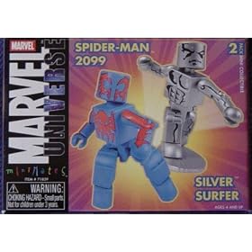 Marvel Minimates Spider-Man 2099 and Silver Surfer by Art Asylum