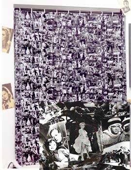 Hollywood Movie Stars Vinyl Shower Curtain