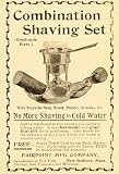 1896 Ad Pairpoint Shaving Set Brushes Soap UNUSUAL - Original Print Ad