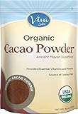 Viva Labs - The BEST Tasting Certified Organic Cacao Powder, 1 LB