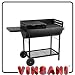 OIL DRUM CHARCOAL BBQ/HALF BARREL BARBEQUE
