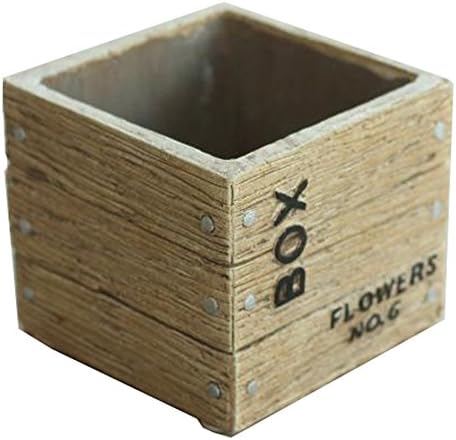 Green Burgeon Square Flower Planter Plants Pot Box Planter (Large)