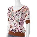Belle du Jour Scoop Neck Banded Bottom Tunic