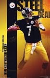 Ben Roethlisberger Steelers Super Bowl Xl Champs Art Poster Print - 24