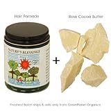 2LB (32oz) Raw Fresh Cocoa Butter +1 Nature's Blessing Hair Pomade