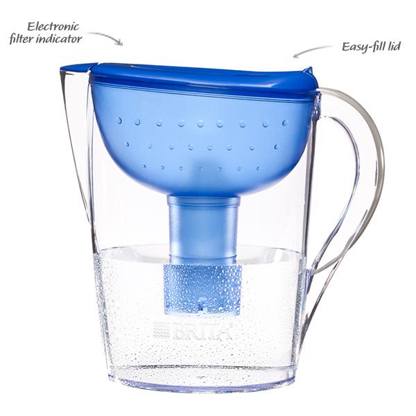 Brita Pacifica Water Filter Pitcher, Blue, 10 Cup Kitchen & Dining