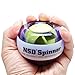NSD Power Winners Lit Spinner Gyroscopic Wrist and Forearm Exerciser Featuring Digital LCD Counter and LED Light, Purple
