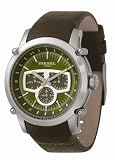 Image of Diesel DZ4151 Gents Chronograph Black Leather Strap Watch