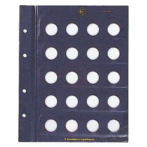 Leuchtturm MBLEU20CT 2 VISTA Münzblätter