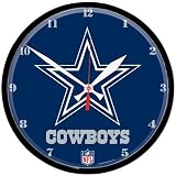 Dallas Cowboys Logo Clock