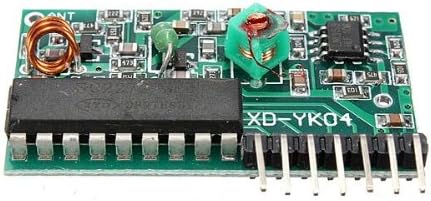 5Pcs IC2272 315MHz 4 Channel Wireless RF Remote Control Transmitter Receiver Module