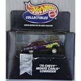 Hot Wheels 1970 Chevy Monte Carlo Low-rider 1:64 Scale Diecast Replica by Hot Wheels Collectibles Limited edition for the adult collector