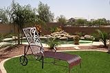 Outdoor Patio Pool Deck Aluminum Chaise Lounge Chair A CBM1290