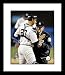 Jorge Posada & Yogi Berra Framed New York Yankees 8x10 Photo - 1st Pitch