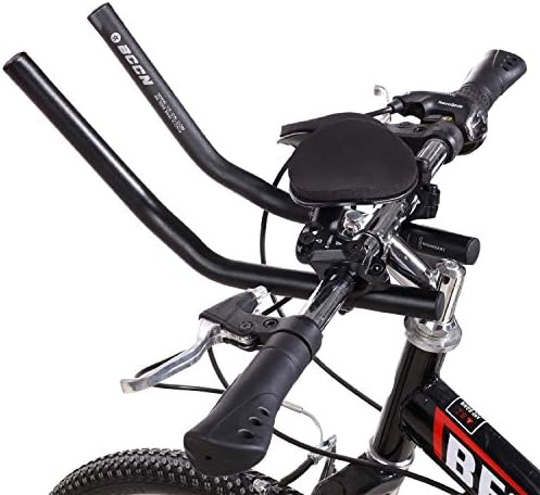 Virgiler ® TT Handlebar Aero Bars Triathlon Time Trial Tri Cycling Bike Bicycle rest Bicycle Aerobars (Group1)