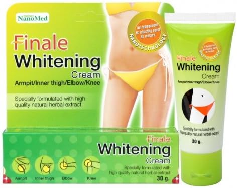 Beauty Set : Nonomed Finale Whitening Cream Armpits, Thighs, Elbows, and Knees 30 G. [Get Free Facial Hair Epicare Spring A1 Remover](set03725)