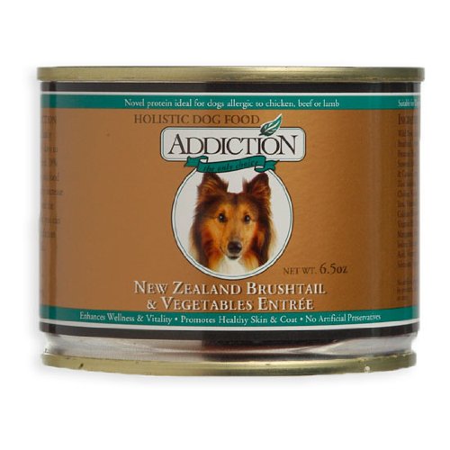 Hypoallergenic Dog Food:New Zealand Brushtail & Vegetables Entree Grain Free Dog Food 6.5oz