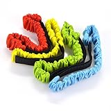 Freehawk® Three Legged 3-Legged Race Band Race Strap Elastic Tie Rope Backyard Relay Game Party Game 4PCS Pack
