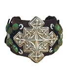 Turquoise Leather Cuff