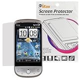 GTMax Durable Reusable Clear LCD Screen Protector for HTC Hero Android G3 A ....