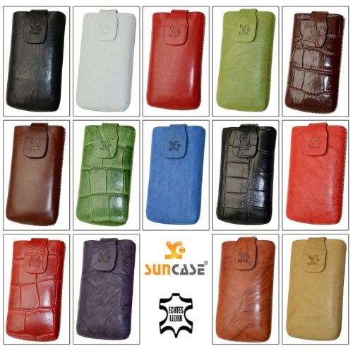 Original Suncase Echt Ledertasche