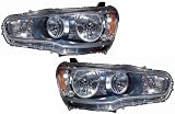 2008 (08) Mitsubishi Lancer Evolution Headlight Assembly Non-HID Type - One Pair(One Set - Both Left and Right Sides) - DOT Certified Headlight