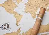 Luckies Scratch Map Personalisierte Weltkarte