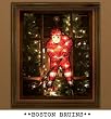 NHL Boston Bruins 2-in-1 Lighted Hockey Player Window or Yard Decoration