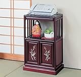 天然木を使った 『螺鈿総紫檀FAX台(MN-H-103R)』 伝統工芸