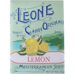 Lemon Mediterranean Scent Leone Mints Digestive retro package Italian vintage mints, Three
