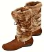 HIS Winterstiefel Stiefel Leder Fell Schnürung NEU