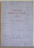 Exeter militia list, 1803