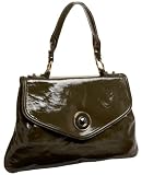 Badgley Mischka Platinum Helena Patent Shoulder Bag