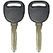 QualityKeylessPlus TWO Replacement Transponder Chip Keys PK3+ B112PT for GM Vehicles with FREE KEYTAG