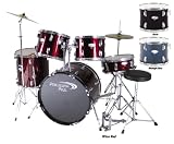 Percussion Plus 5 Piece Drum Kit - Wine Red - B000OD6NHW