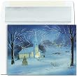 Church Scene Religious Christmas Cards -