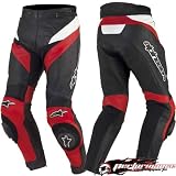 ALPINESTARS APEX RED/BLACK LEATHER PANTS! eur-48/us-32