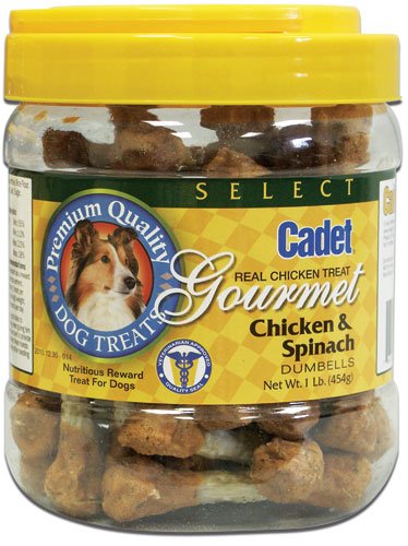CHICKEN & SPINACH DUMBELLS - 1 Pound
