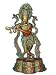 Fluting Krishna Statue Altar Murti Hindu God Brass Sculpture 14.5"