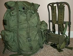 Large ALICE Field Pack with Frame and Full Outfit LC-1 Green