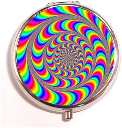 Trippy Moving Colors Diy Photo Personalized Custom Pill Box Pill Case Medicine Organizer Harper Lee Book Cover Home Decor Spring box