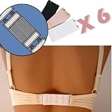 Lot de 6 - Rallonge Crochets Pattes Soutien-gorge 3 coul.