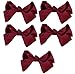 Greatlookz Fashion Solid Color Extra Large Grosgrain Ribbon Bow Set of 5