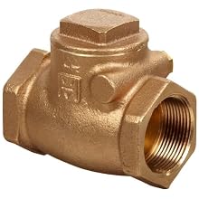 Milwaukee Valve 515 Series Bronze Swing Check Valve, Class 150, NPT Female