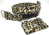Faux Fur Leopard Print Purse Belt Punk Rockabilly 31-36