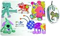 Mad Catz Official FABric Animals Animals Mouse & Mat (PC)