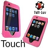 i-nique Tuff-Luv PENELOPE PINK leather case for Apple Ipod itouch Touch & Belt clip - Series Omega (8GB / 16GB / 32GB)
