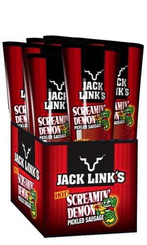 Jack Links Pickled Sausage, Screamin Demon, 2.4-Ounce Units (Pack of 24) by Jack Links